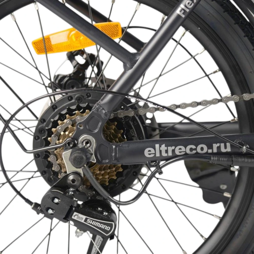 Электровелосипед Eltreco Flex UP Синий-матовый 8